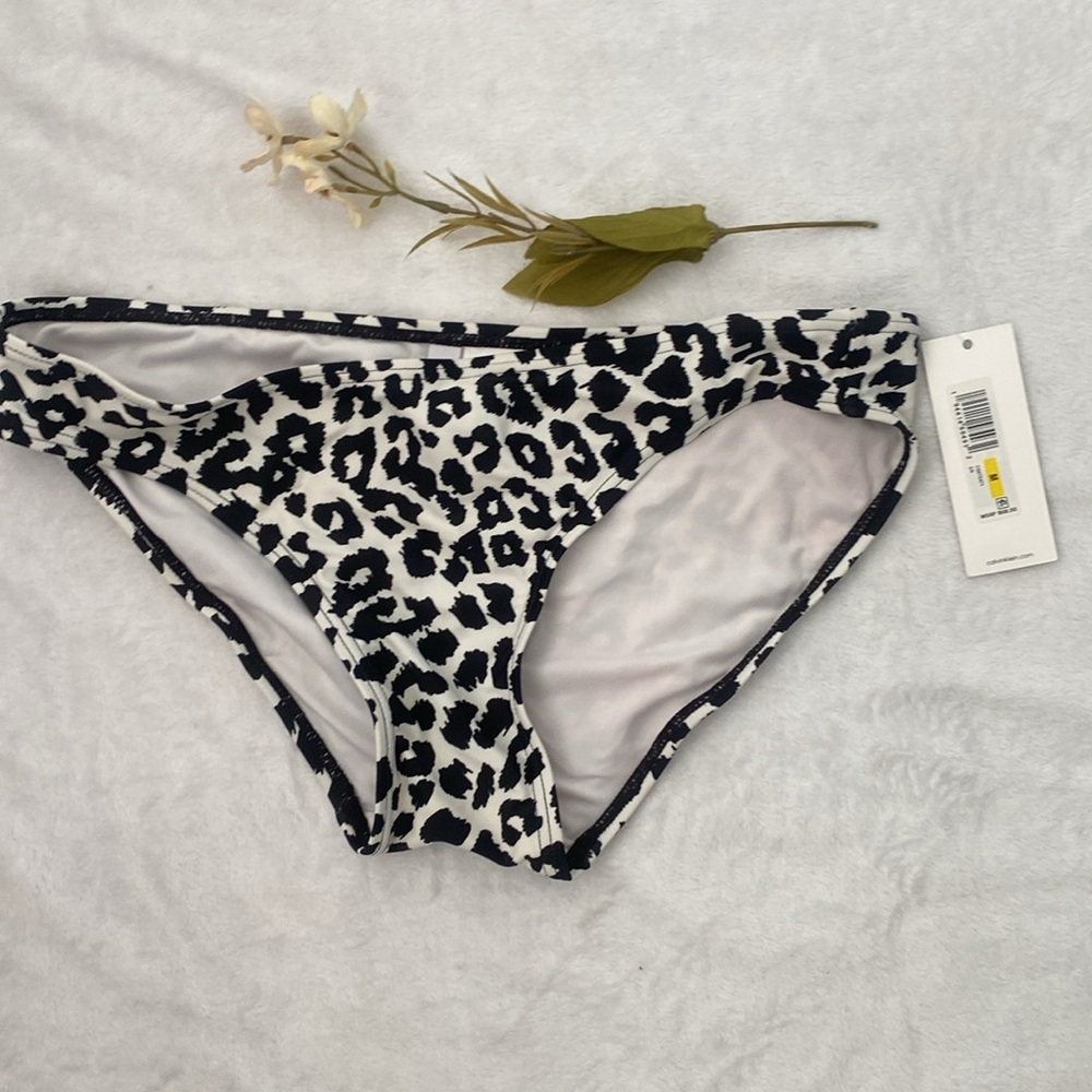 Calvin Klein Black and White Leopard Print Bikini - Picture 11 of 13